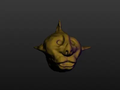 Fishy fish head Free 3D print model