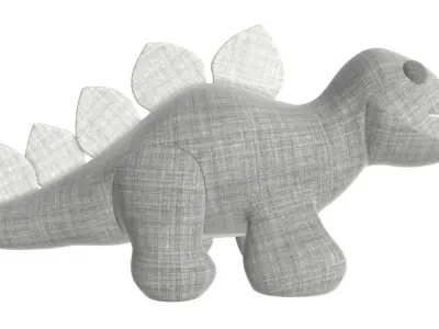 Dinosaur plush toy 3D model