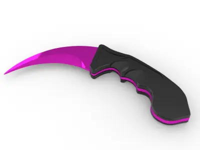 Cunia ninja knife 3D model