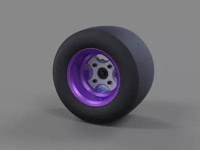 Sport wheel 2 3D model