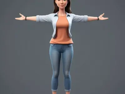 women 3D model
