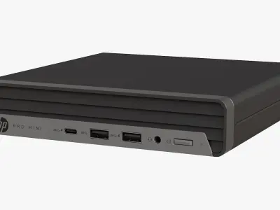 4 Mini PC Collection 3D model