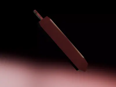 Anime Mecha Sword Powered Futuristic Weapon 3D Model Free low-poly 3D model