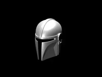 Helmet 3D model in Star War Low-poly 3D model