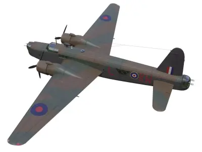 vickers wellington mk III 3D model