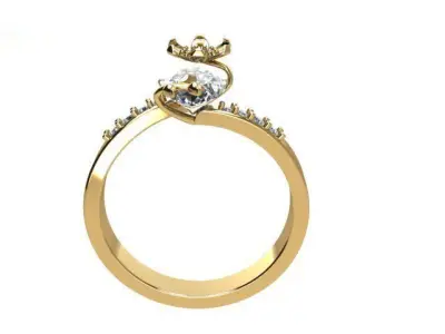 nhan nu size7 - hat chu 12li-obj 3D model