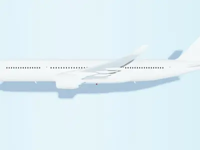 A350-900 with Generic Colours Free 3D model