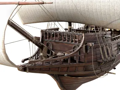 Galleon Ship n1 3D model