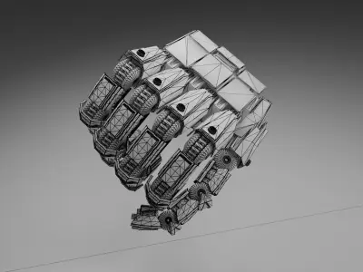 robot hand 3D model buy