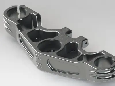 AMAROK TRIPLE CLAMP Free 3D model