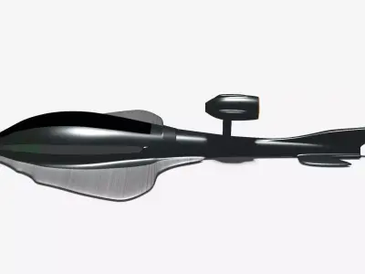 spaceship meduza 3D model