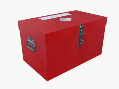 Detonator box 3D model