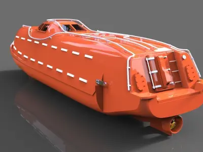 Lifeboat Norsafe 3D print model