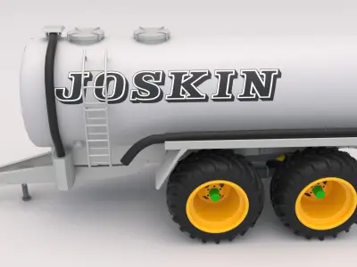Joskin Tanker Trailer 3D model