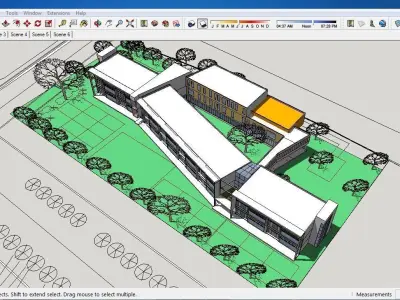 Sketchup Kindergarten A1 3D model
