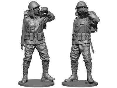 Japan soldier ww2 5 3D print model