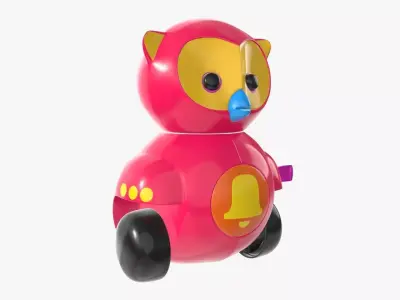 Owl toy 02 3D model