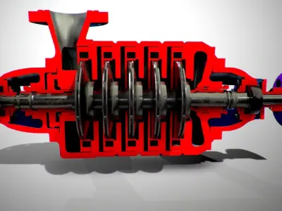 Liquid Pump 3D model