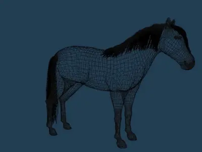 horse blender Free 3D model