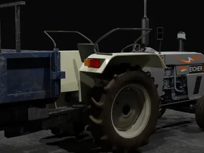 Eicher Tractor 3D model purchase