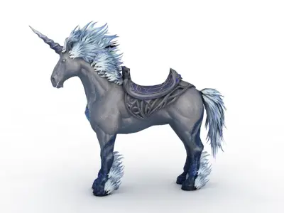 Unicorn ice 3D model