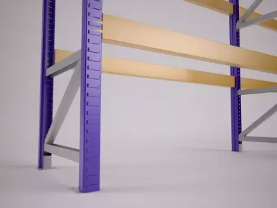 Warehouse Racking 3D model