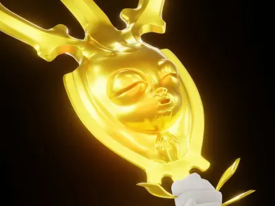 Konjiki Ashisogi Jizo 3D model