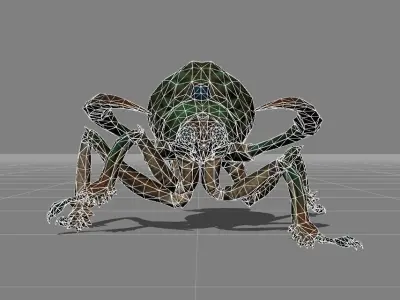 ant monster animal Low-poly 3D model