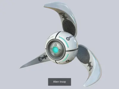 Alien troop collection 3D Model Pack
