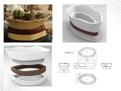 Product and packaging prototyp Free low-poly 3D model