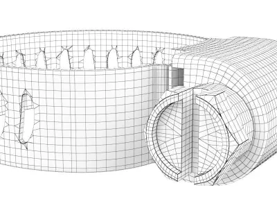 Pipe clamp 01 3D model