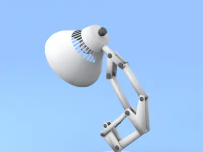 Luxo Jr Free low-poly 3D model