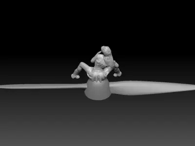 PIN UP AIRCRAFT 3D print model