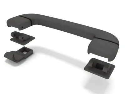 Renault Laguna handle 3D print model