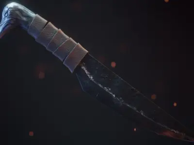 Viking Dagger 1 Low-poly 3D model