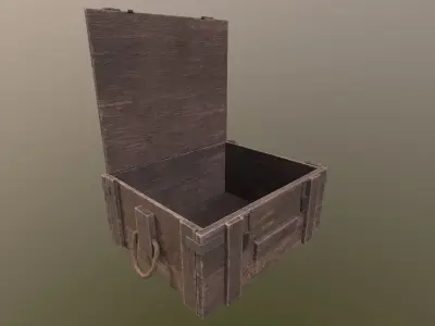 Loot box Low-poly Gameready PBR model Low-poly 3D model