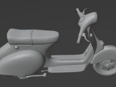 Motorcycle 3D model 2