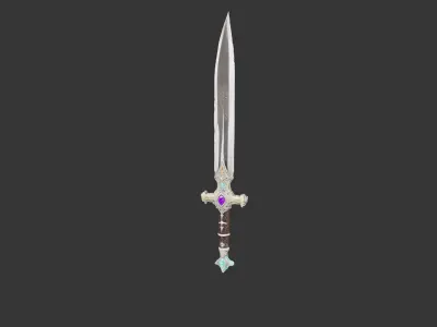 Fantasy Dagger Free low-poly 3D model