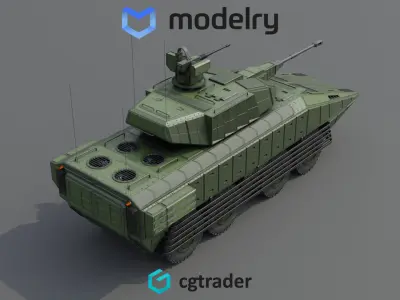 Military IFV 3D model Textured