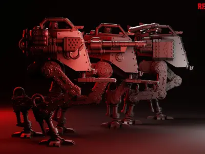 Imperial force Light mech 3D print model