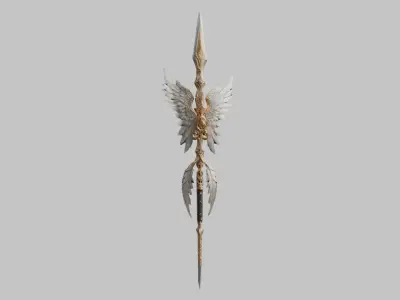 Ultra Realistic Angel Low-poly 3D model