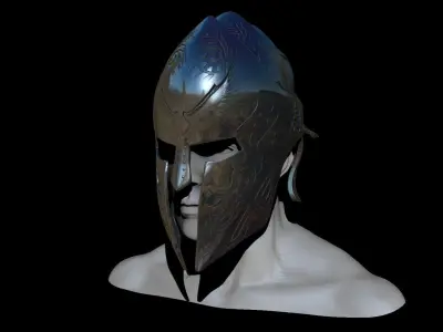 Elite Guardian Helmet Sculpt 3D model