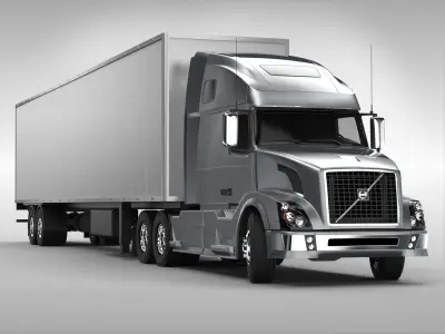 Volvo VNL670 (2016) 3D model