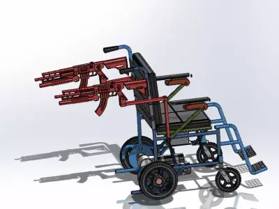 wheel chair 3D model