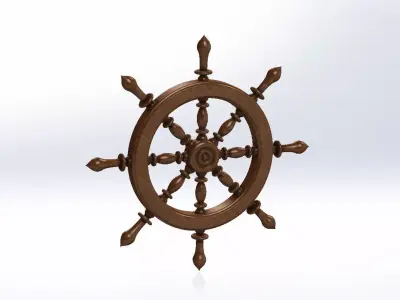 SHIP S RUDDER 3D model