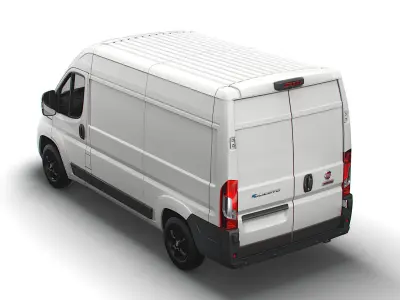 Fiat E Ducato Van L2H2 2022 3D model