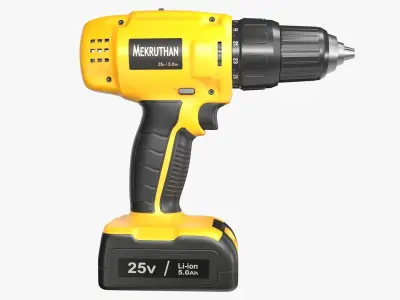 Cordless Drill 01 Concept  3D model