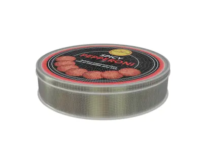 Dried meats Spicy Pepperoni 3D model