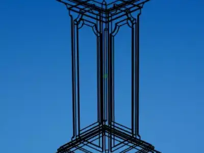 Postument Low-poly 3D model