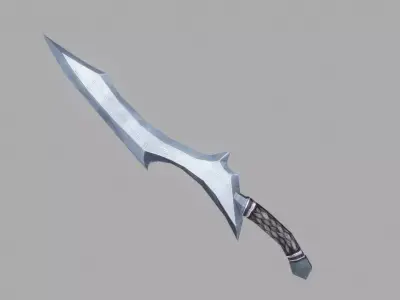 Sword Low-poly 3D model 53